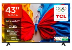 TCL 43 inch FHD QLED Smart Google TV (43S5K)
