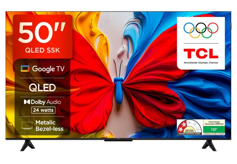 TCL 50 inch FHD Smart QLED Google TV (50S5K)