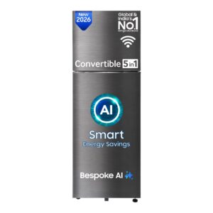Samsung 363L 2 Star Frost Free Double Door Refrigerator RT39T546BS8