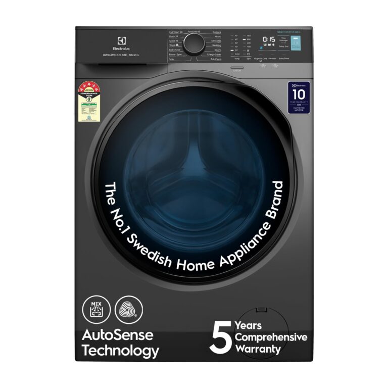 Electrolux 8 kg 5 Star Fully Automatic Front Load Washing Machine EWF8024D3WB