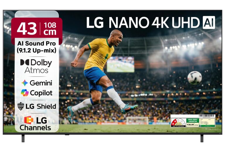 LG 43 inch 4K Smart NanoCell TV (43UA831C)