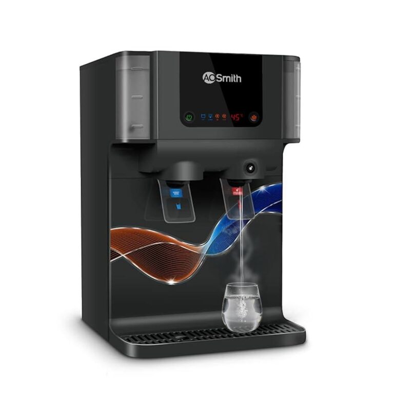 AO Smith Z9 Pro Black RO Water Purifier For Home | Ambient & Instant Hot | Copper + Alkaline Water Filter | 100% RO Purifier with Silver Sheild | 10L Storage