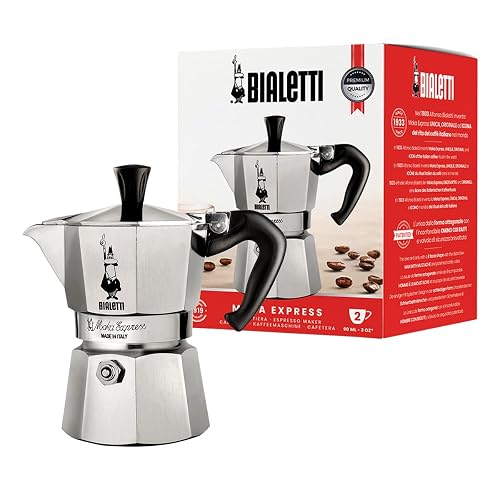 Bialetti Moka Express 3-Cup Stovetop Espresso Maker