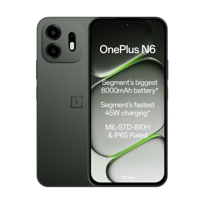 OnePlus N6 | 6GB+128GB | Midnight Green | Segment’s Biggest 8000mAh Battery | Segment’s Fastest 45W Charging | 60-Month Smoothness | Smooth 120Hz Display | 50MP Camera | Military-Grade Durability