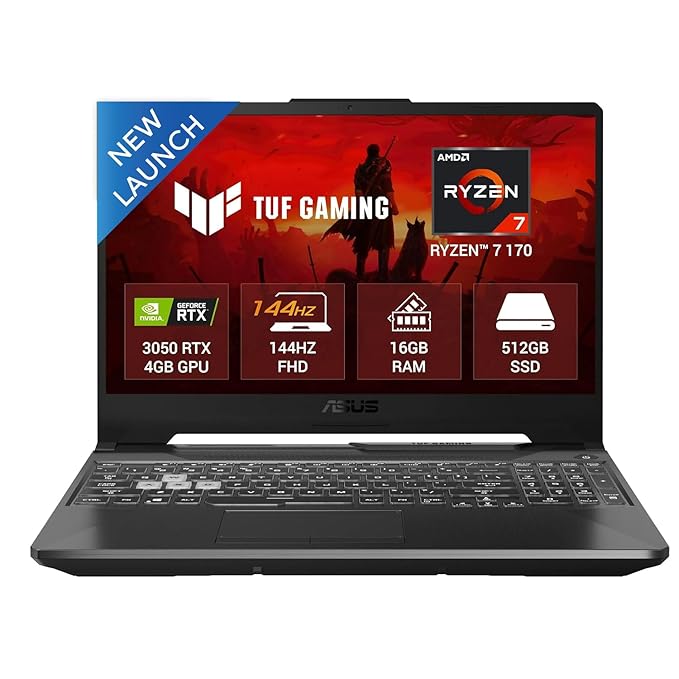 ASUS TUF Gaming A15 (2025) AMD Ryzen 7 Laptop with RTX 4060