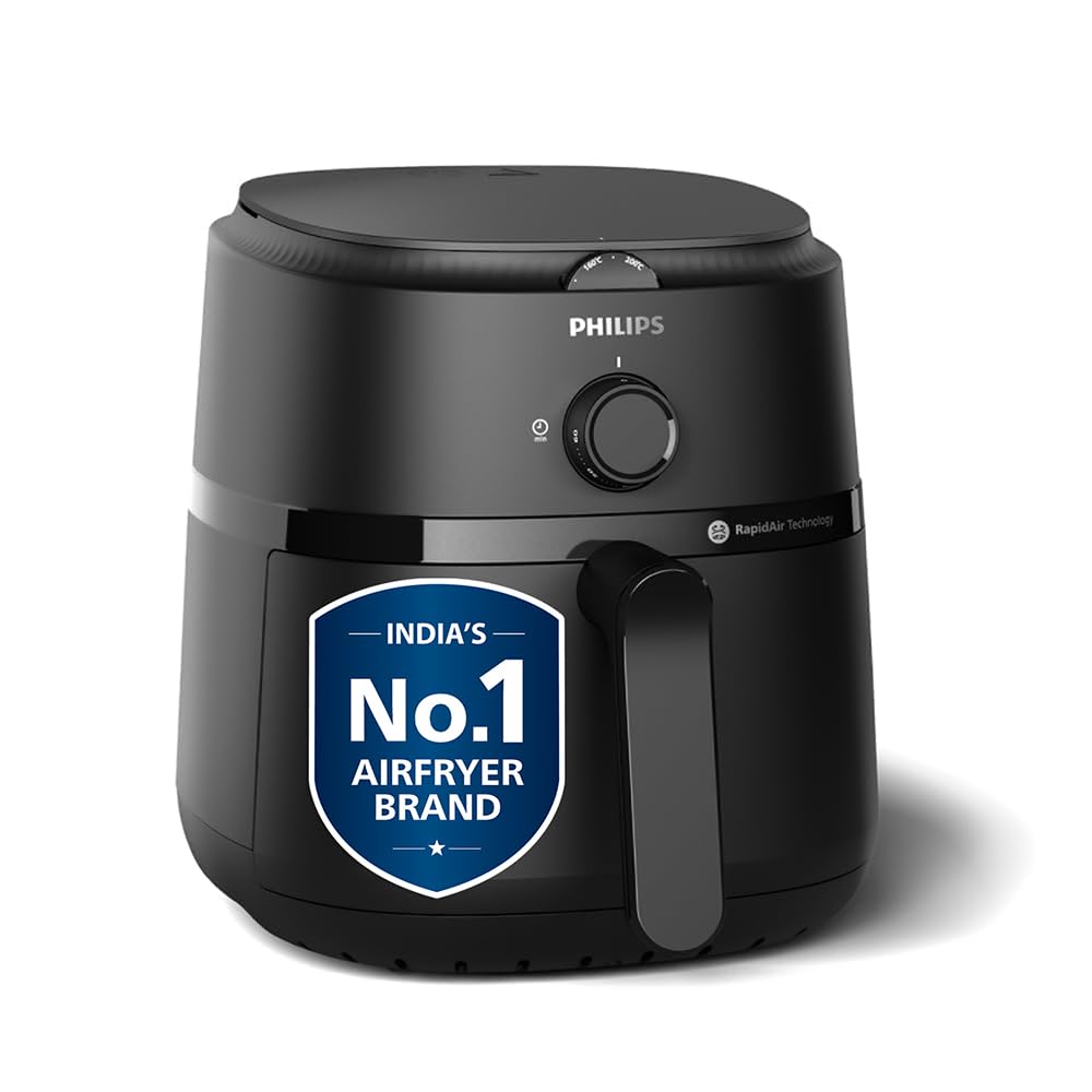 PHILIPS Air Fryer NA120/00, 4.2 Litre, Large